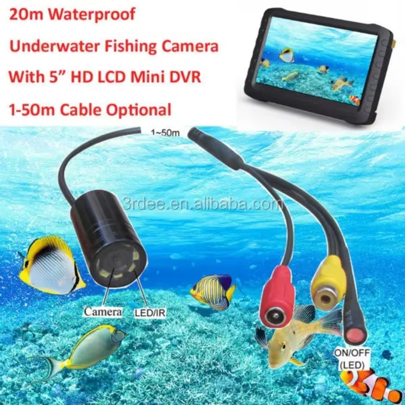 2025Portable Night Vision Unde - Fish Finder Cable ulasan dan harga